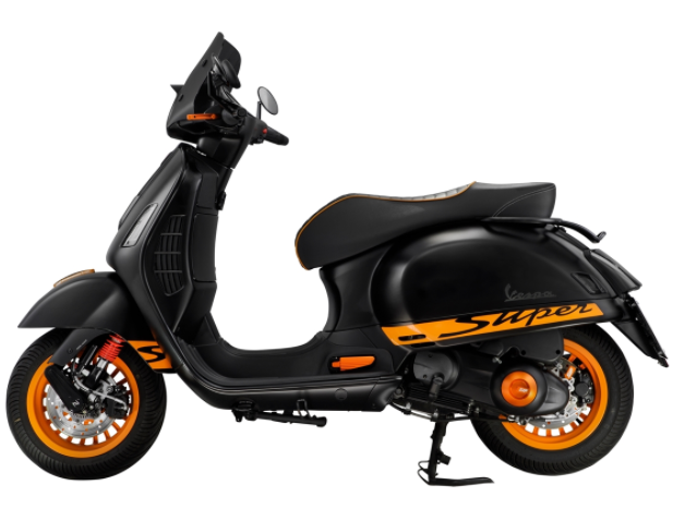 Cover vario lid for Vespa, orange matt