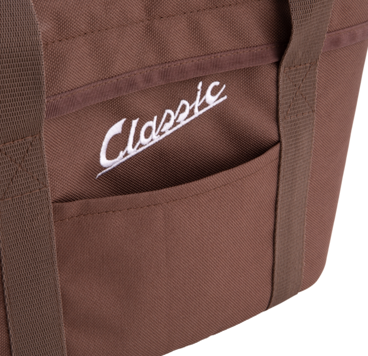 Luggage basket Classic for Vespa, dark brown