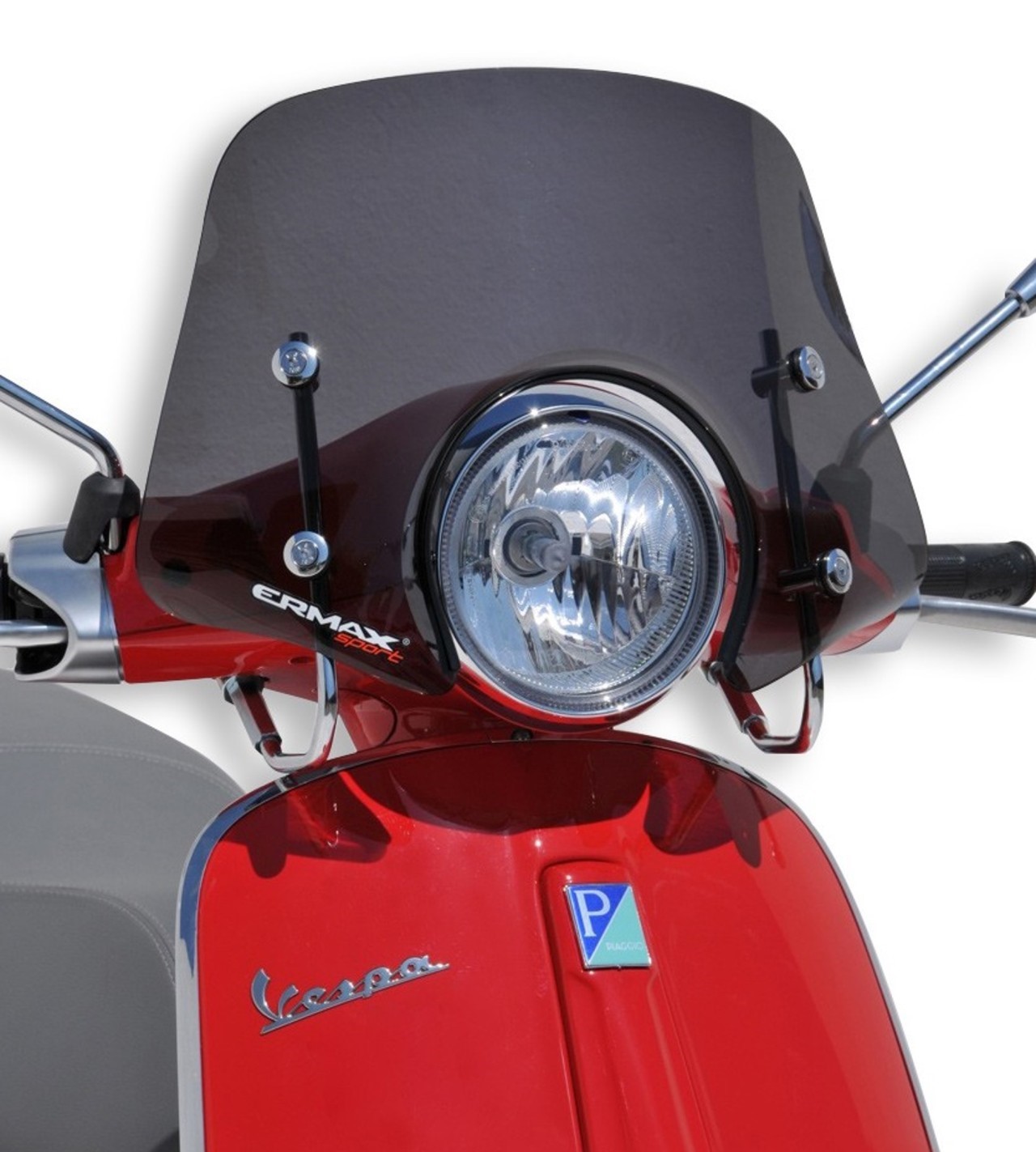 Windshield ERMAX Piccolo H 300 mm for Vespa Primavera 50-150cc 2T/4T, clear