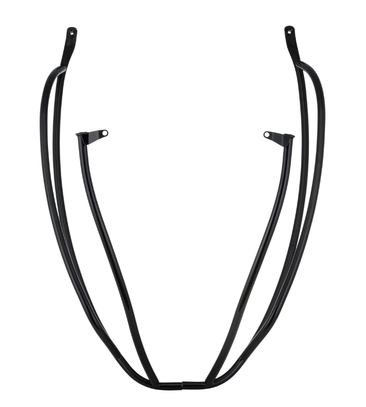 Crash bar side cover for Vespa Primavera/Sprint/Elettrica 50-150ccm, glossy black