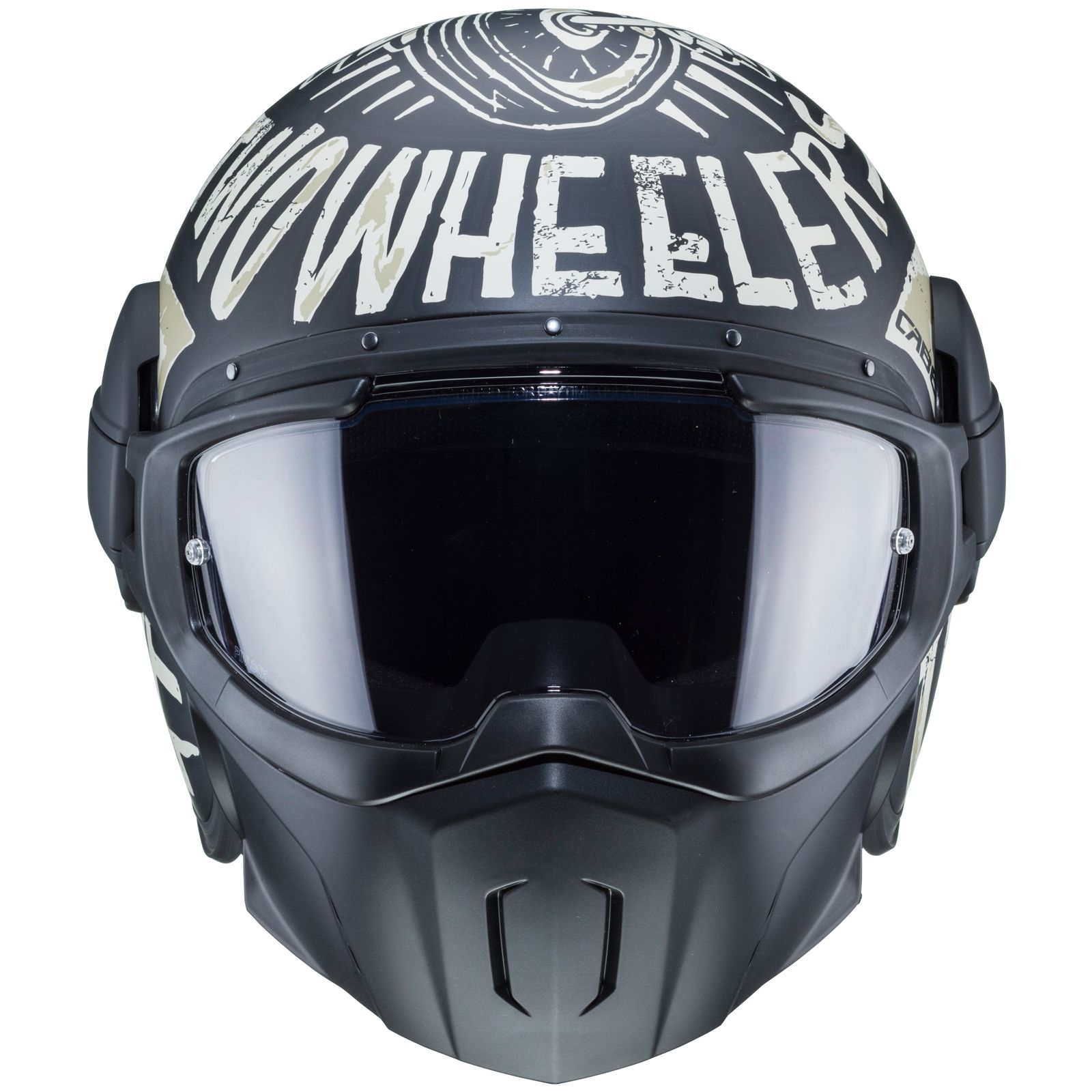 Caberg helmet Ghost Nuke, matte black / gray