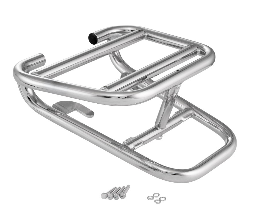 Rear luggage rack for Vespa 946 3V i.e. 125cc, chrome
