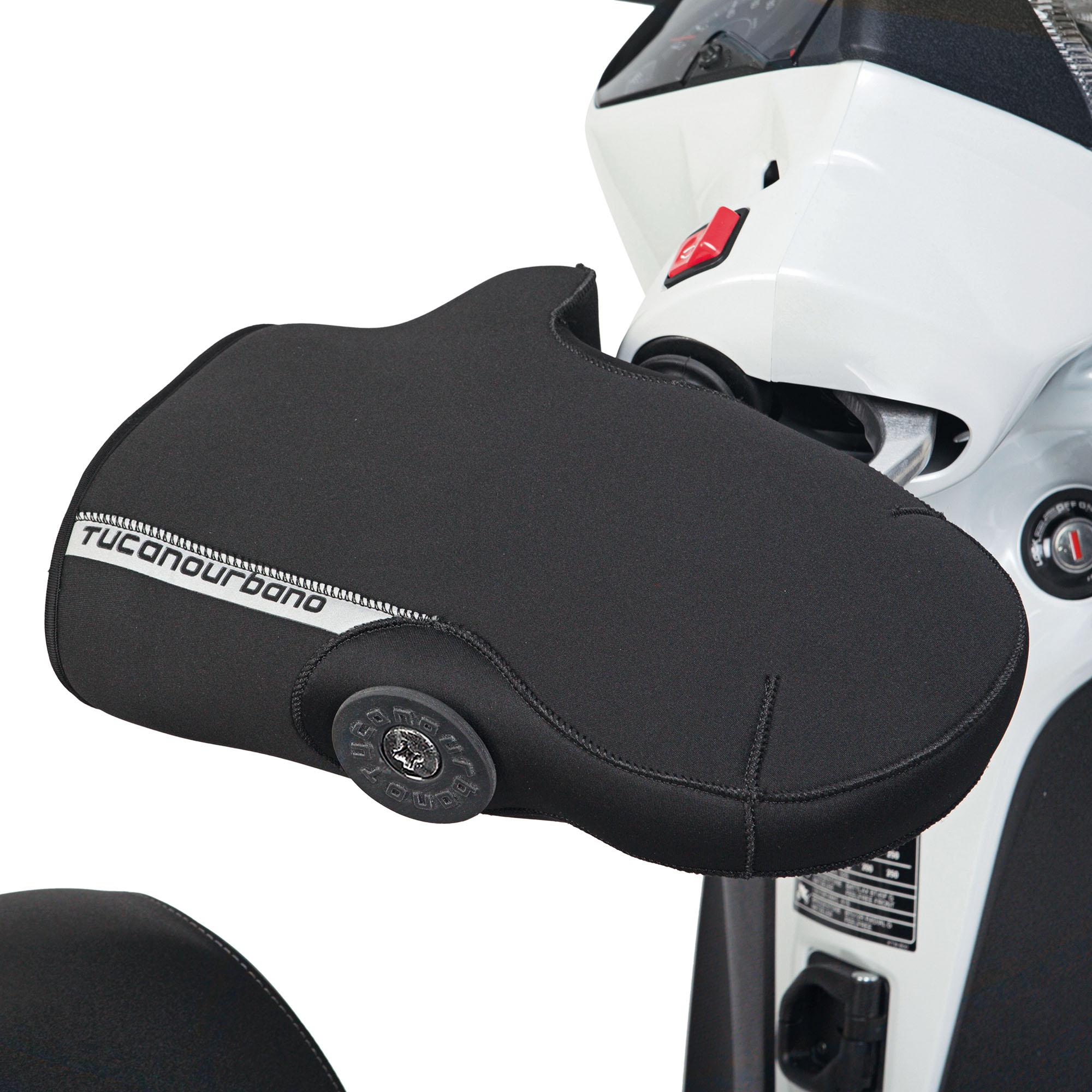 Handlebar gauntlets, for Vespa GT / Vespa GTS, with guard, black Tucano Urbano