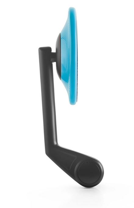 Handlebar end mirror RIZOMA E-POP left or right for Vespa, black/blue