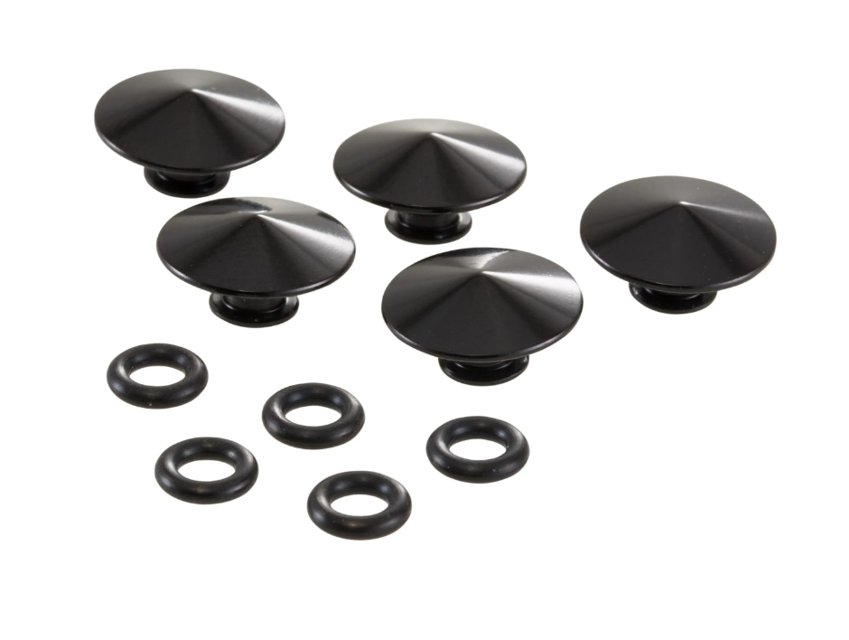 Cover cap wheel stud front or rear, black