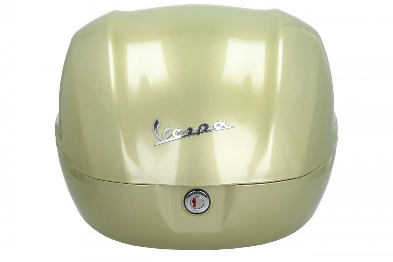 Original top case 32 l. for Vespa Primavera / GTS 75 years yellow