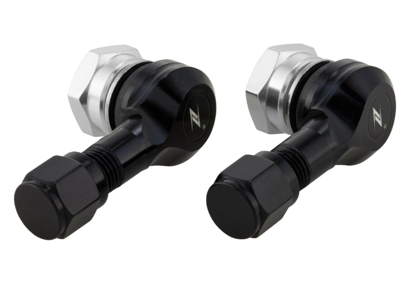 Valve core ZELIONI for tubeless tire / rim 80 °, black glossy