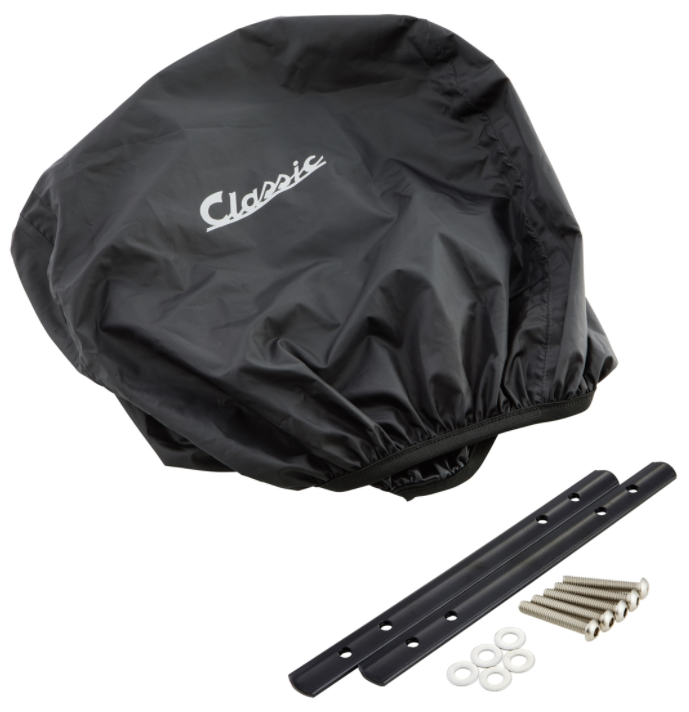 Luggage basket Classic for Vespa, dark brown