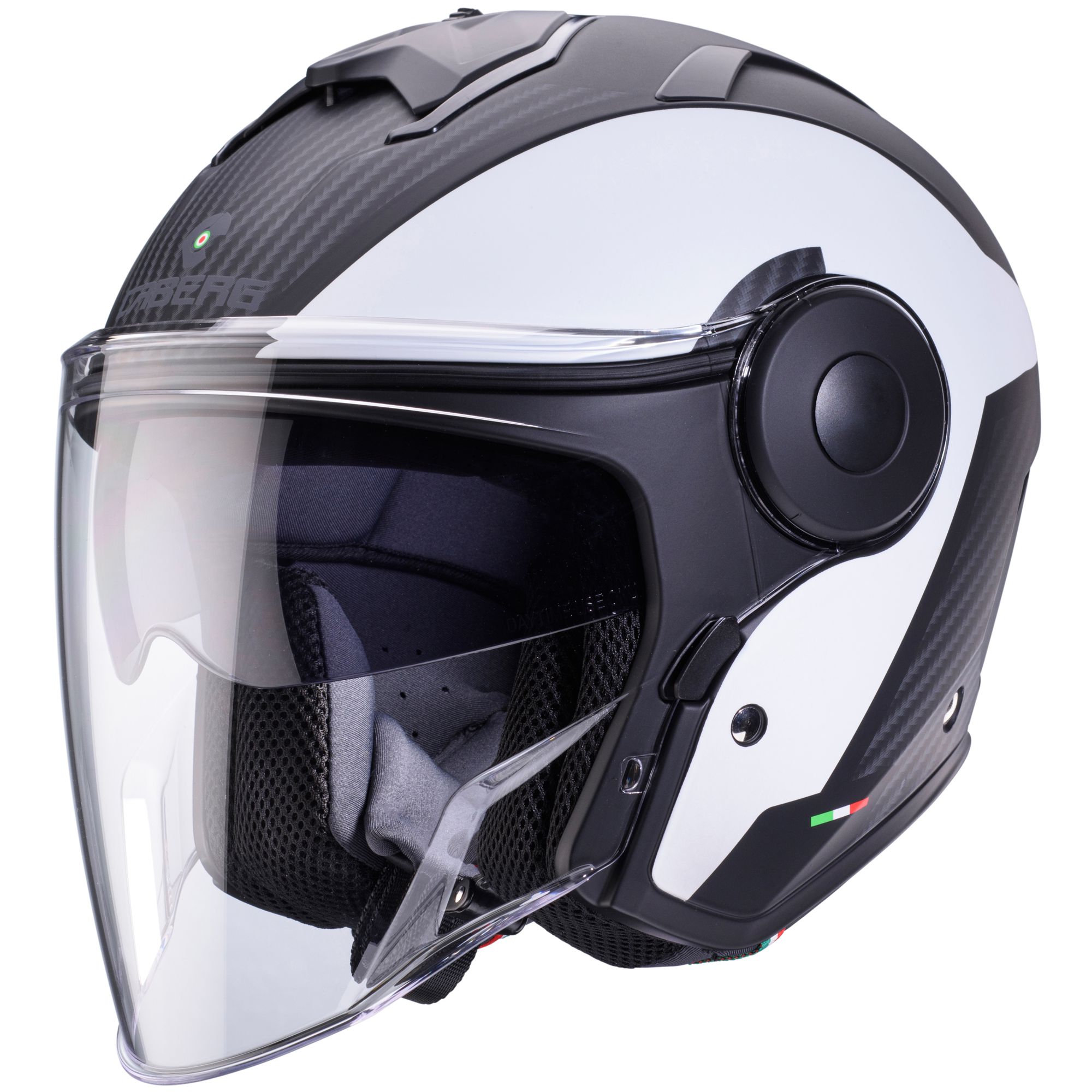 Caberg helmet Soho Milano matt black/white
