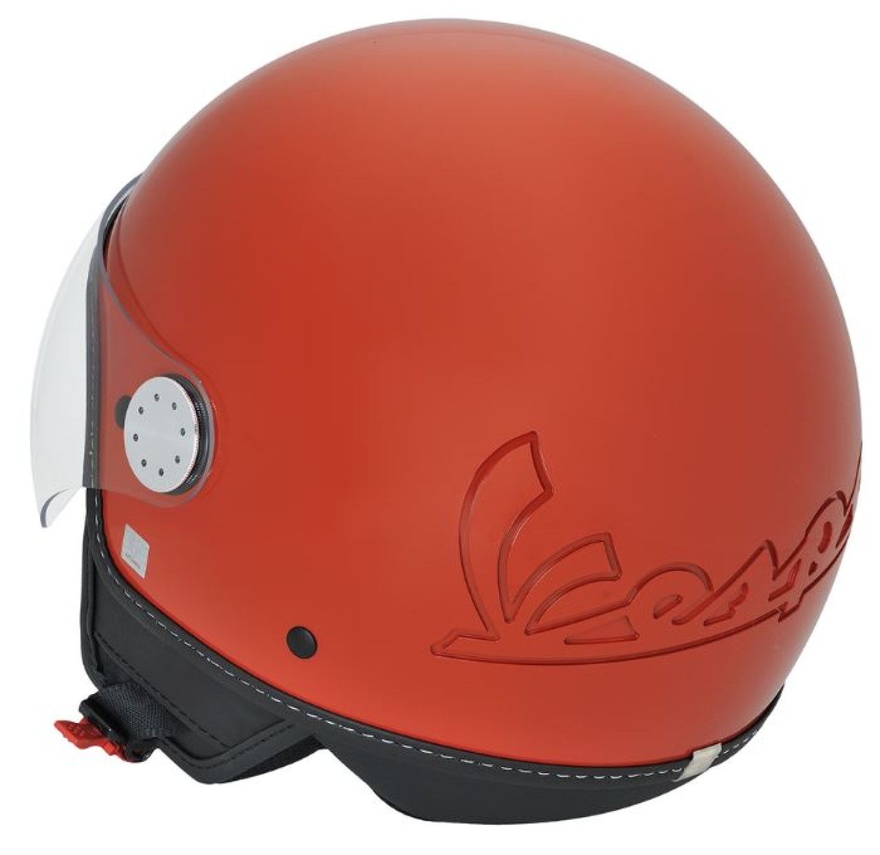 Vespa jet helmet, Vespa Visor LangHe, orange brick/orange impulsivo (A11)