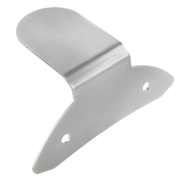Holder Pickerl for Austrian inspection sticker for Vespa GTS/GTS Super/GTV/GT, polished stainless steel