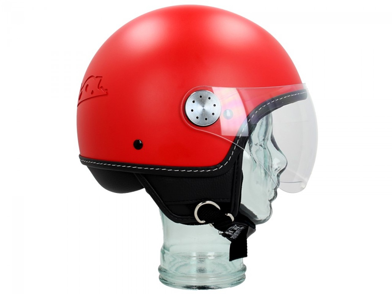 Vespa jet helmet Visor 3.0 red profondo