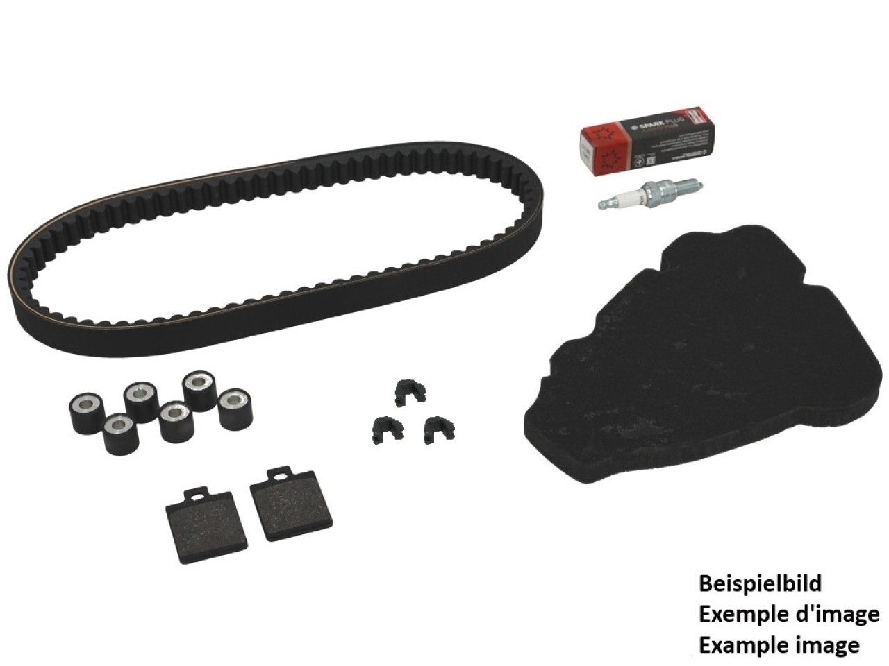 Inspection kit Plus (OEM) with brake pads Vespa GTS 300 Super 2020-2022