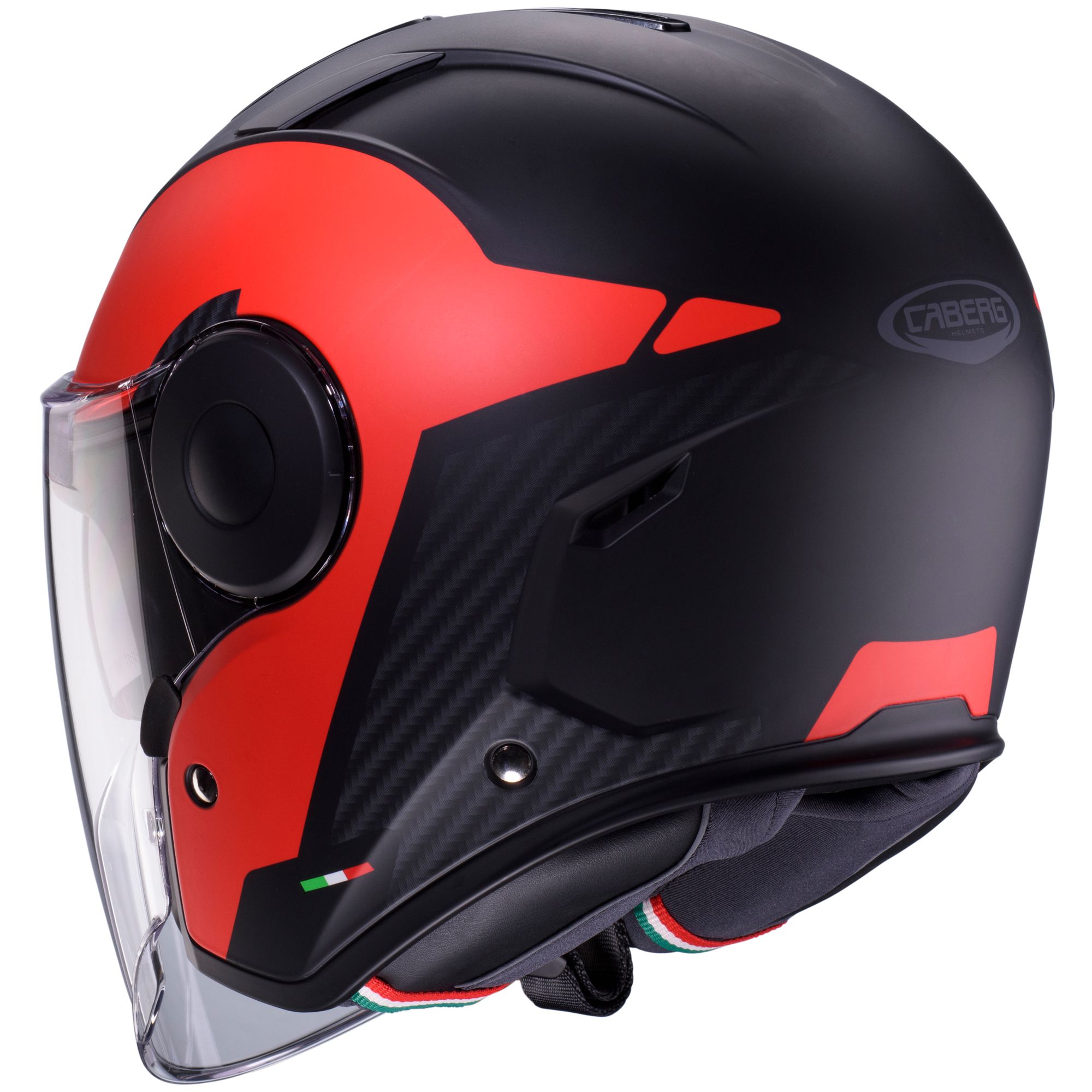 Caberg helmet Soho Milano black/red