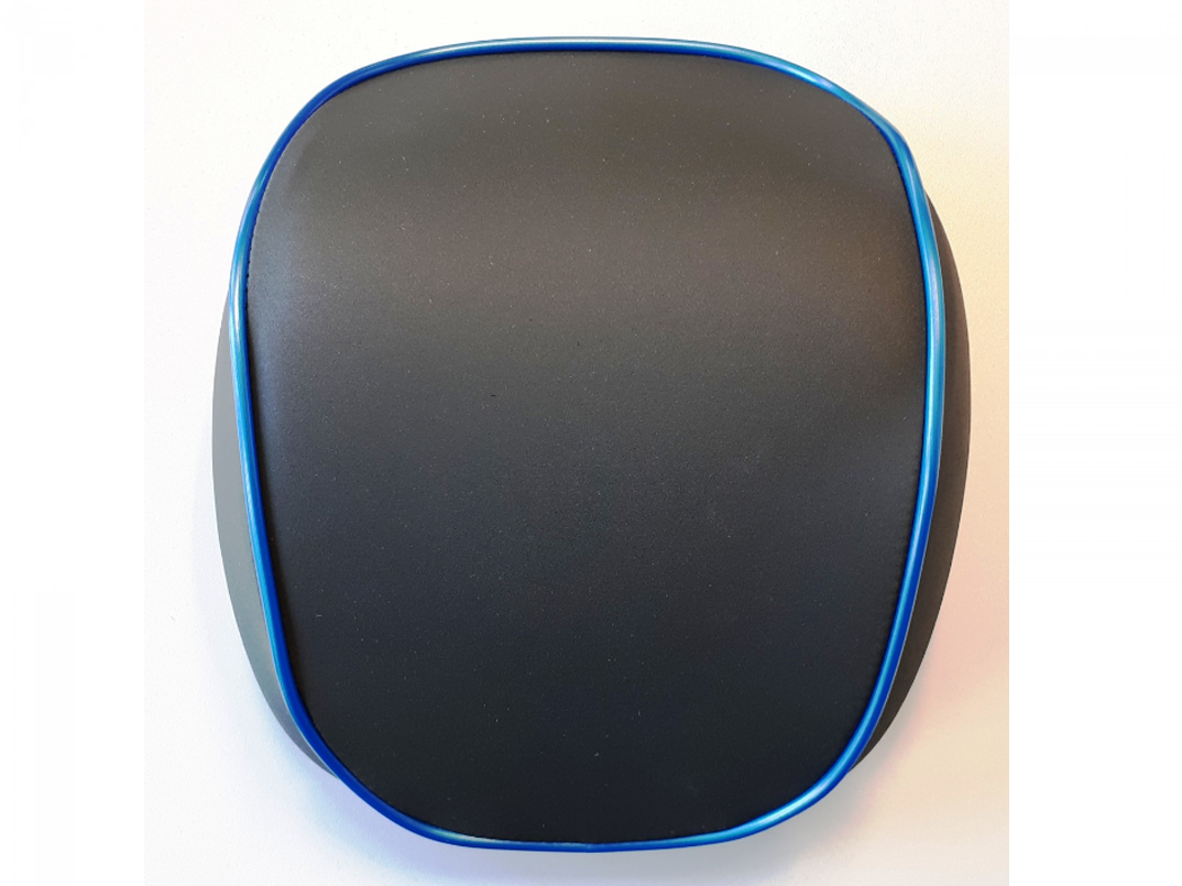 Original backrest for topcase Vespa Elettrica blu/blue