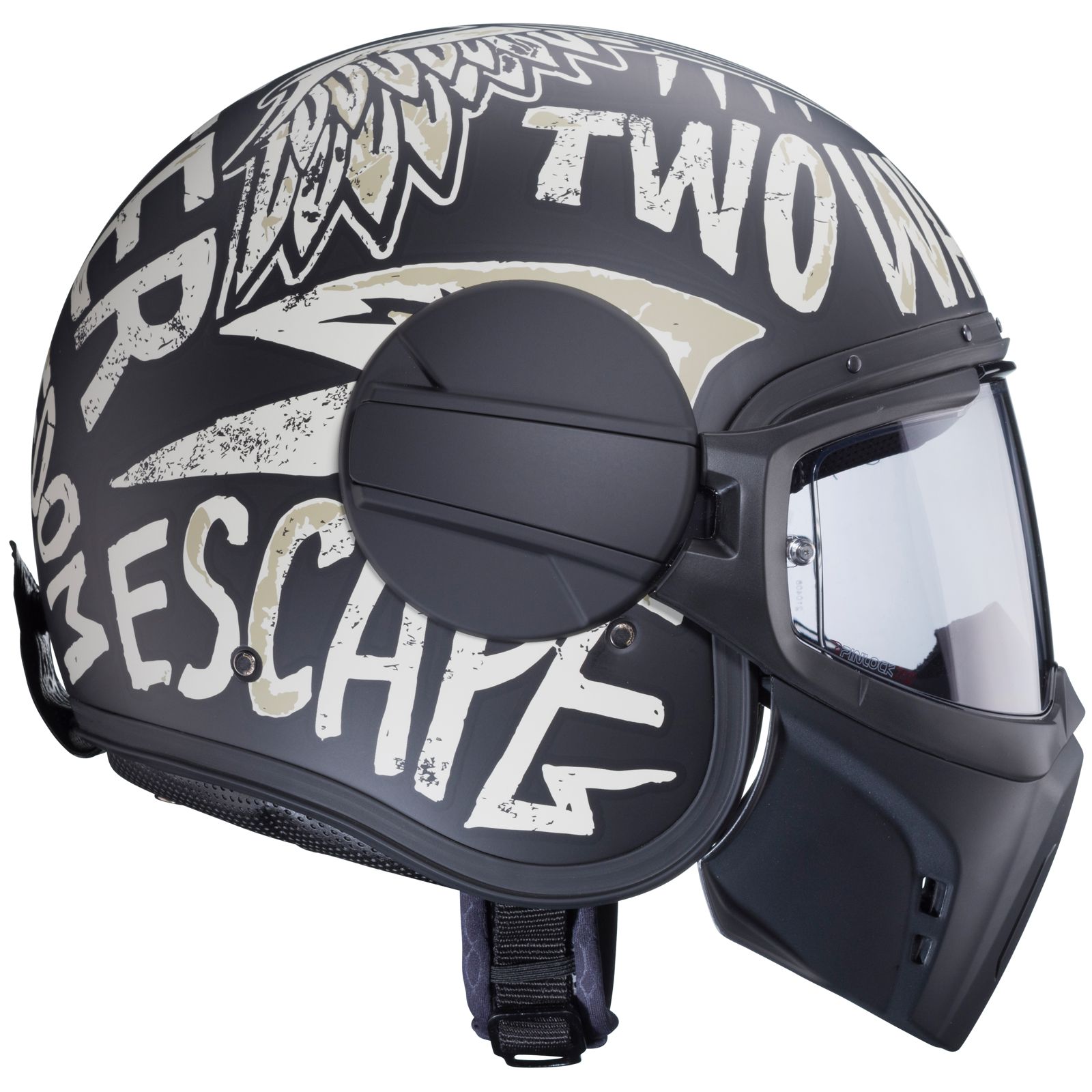 Caberg helmet Ghost Nuke, matte black / gray
