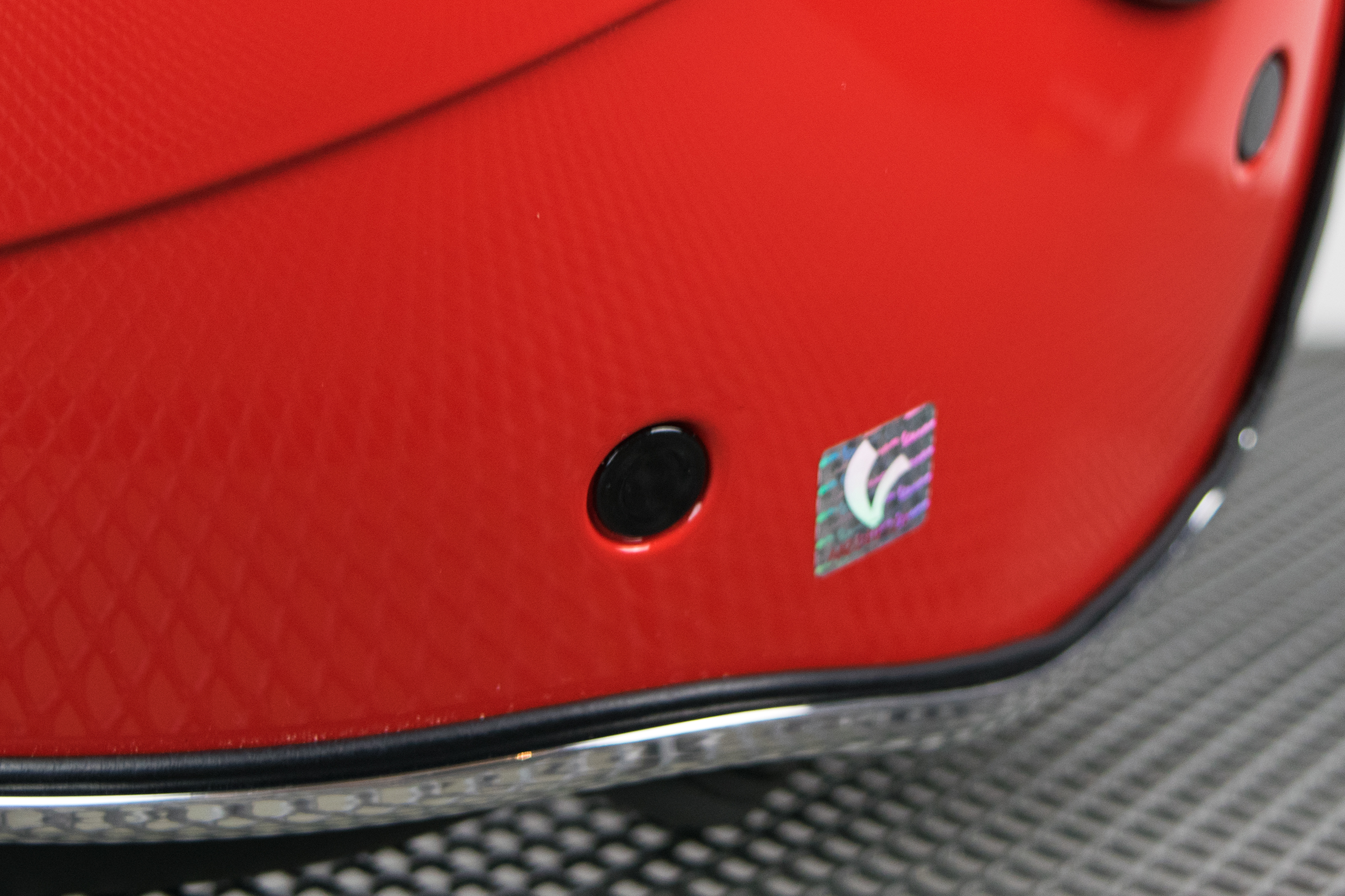 Vespa jet helmet VJ red