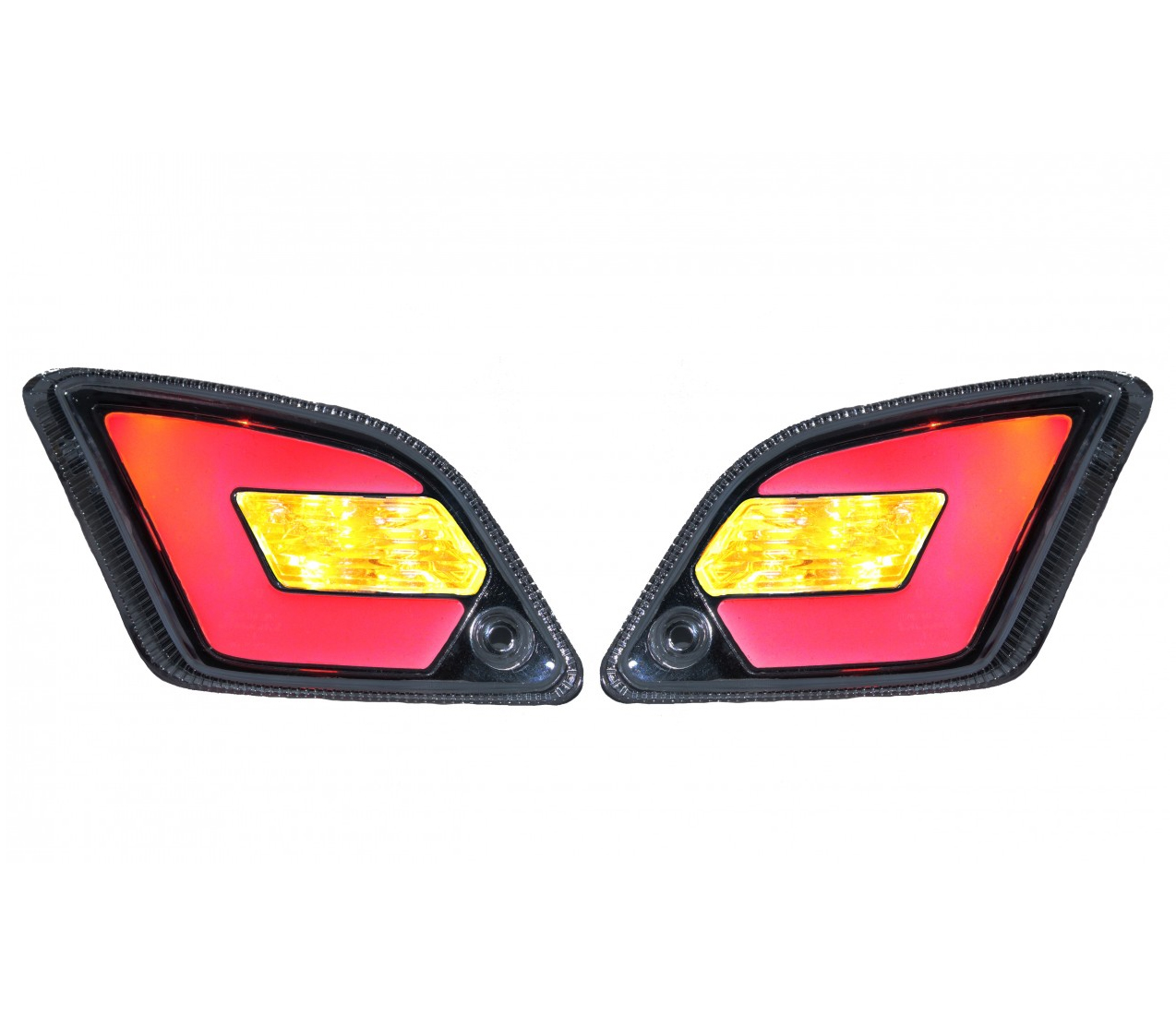 LED turn signal set rear, tinted for Vespa GT, GTL, GTV, GTS 125-300 (2014-2018)