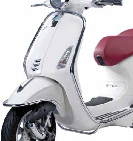 Crash bar front Vespa Primavera / Sprint / Elettrica - chrome