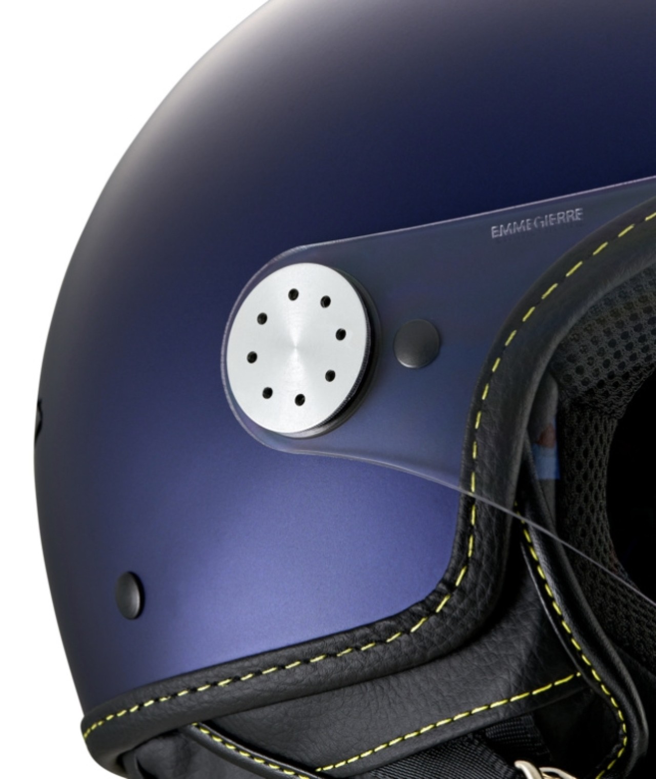 Vespa Jet Helmet Visor 4.0 Blue Energico - Bluetooth