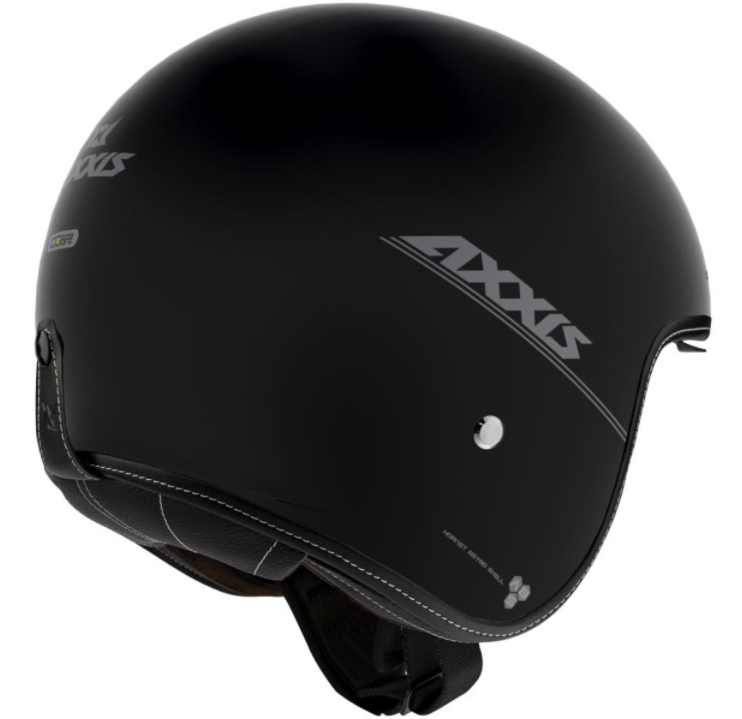 Axxis jet helmet, Hornet SV, black matt