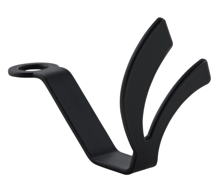 Helmet hook, under seat for Vespa, black matt