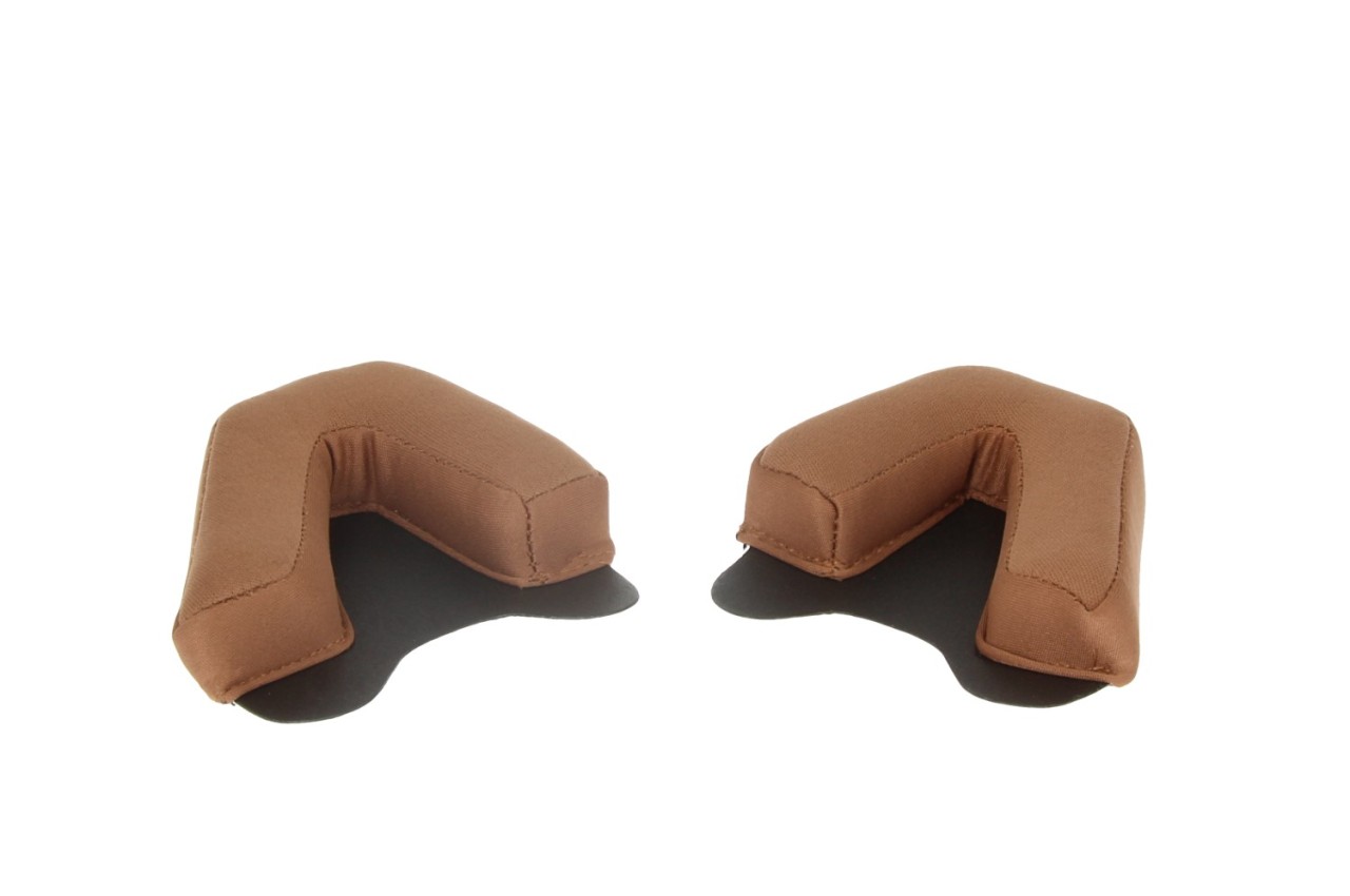 Helmo Milano cheek pads, brown, washable