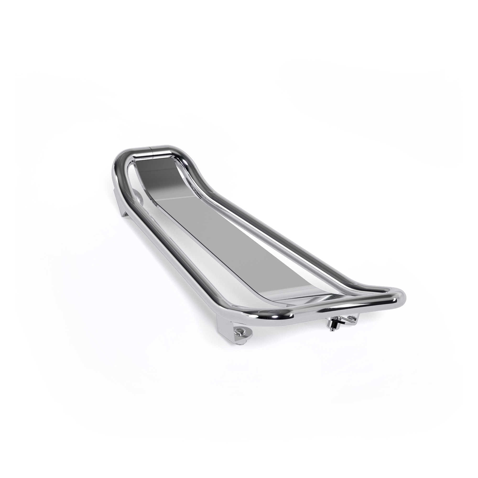 Chrome tunnel carrier for Vespa Primavera (24-)