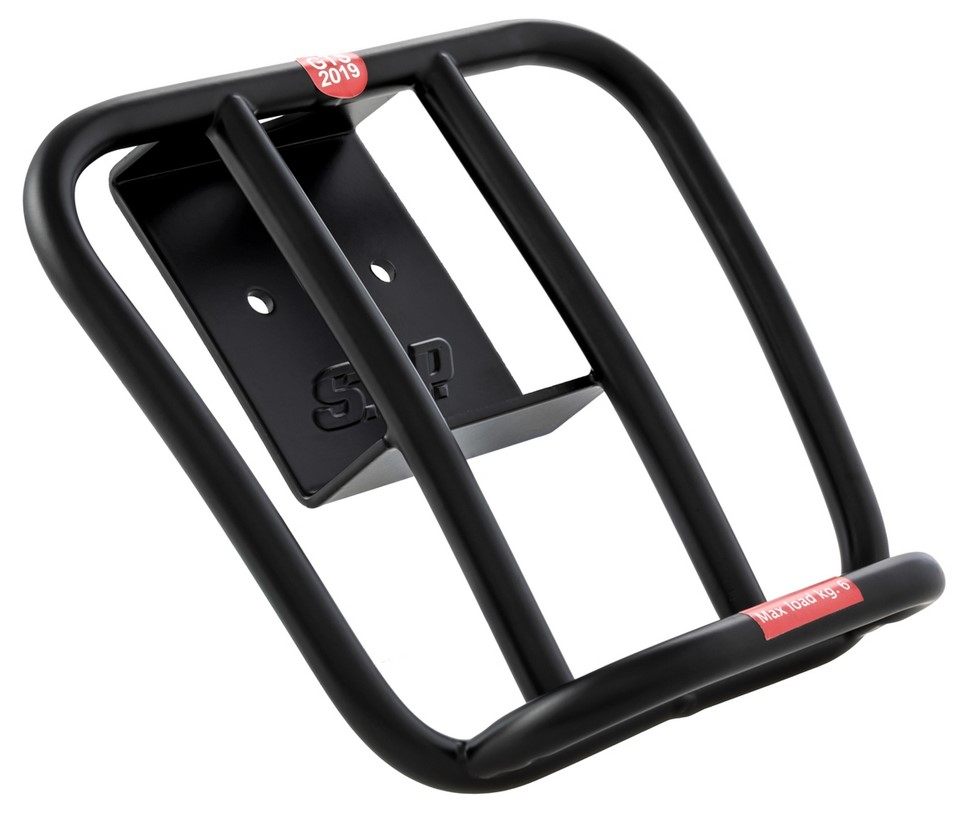 Rear luggage rack 70's for Vespa GTS / GTS Super HPE 125-300 ('19-), black matt
