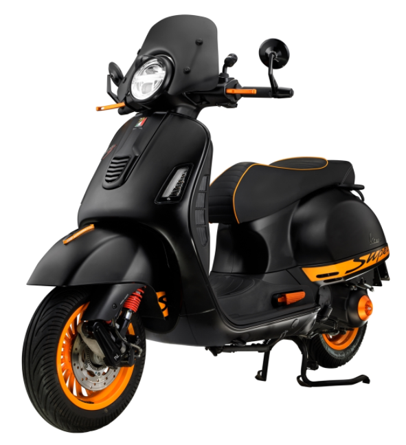Cover vario lid for Vespa, orange matt
