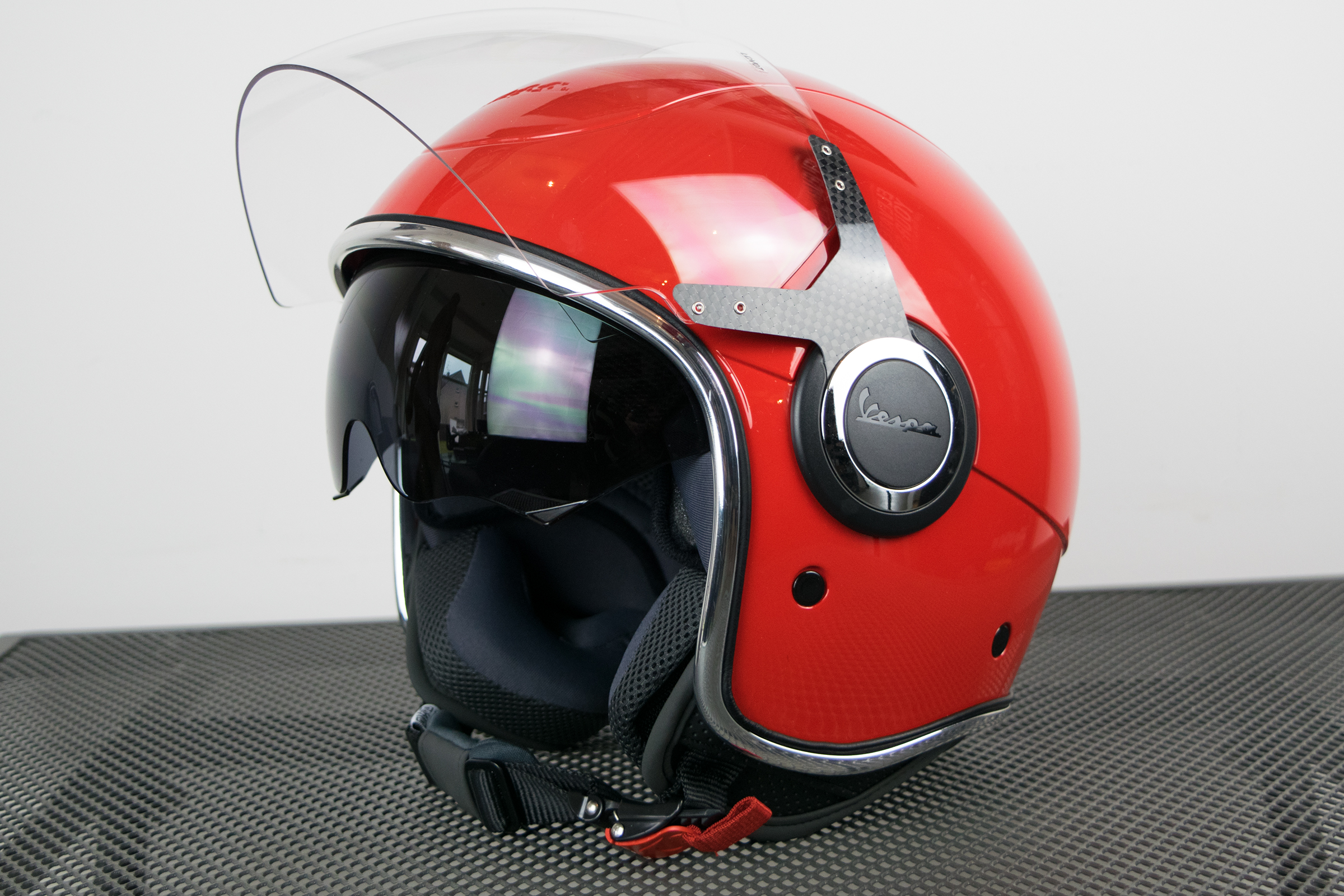 Vespa jet helmet VJ red