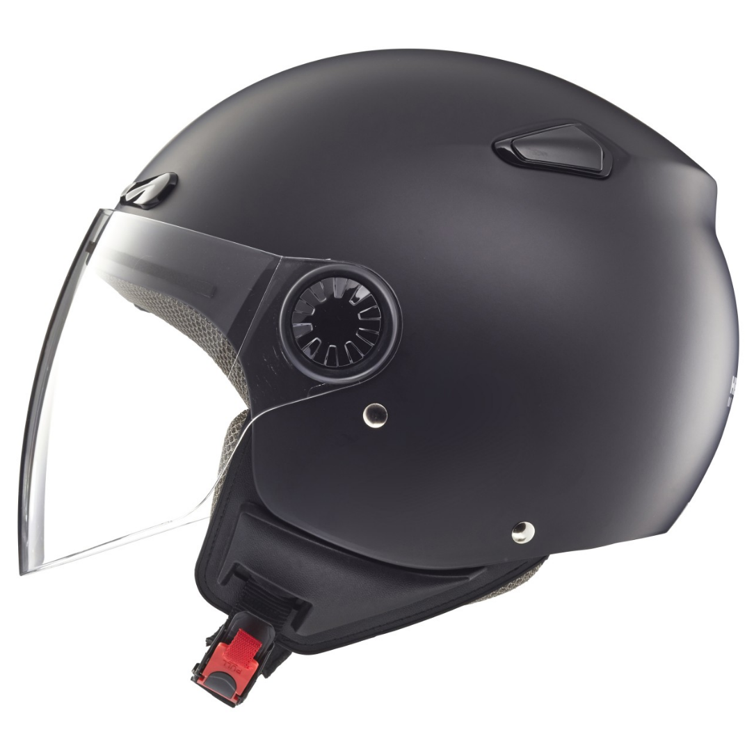 Helmo Milano jet helmet, Oscuro, black, matt