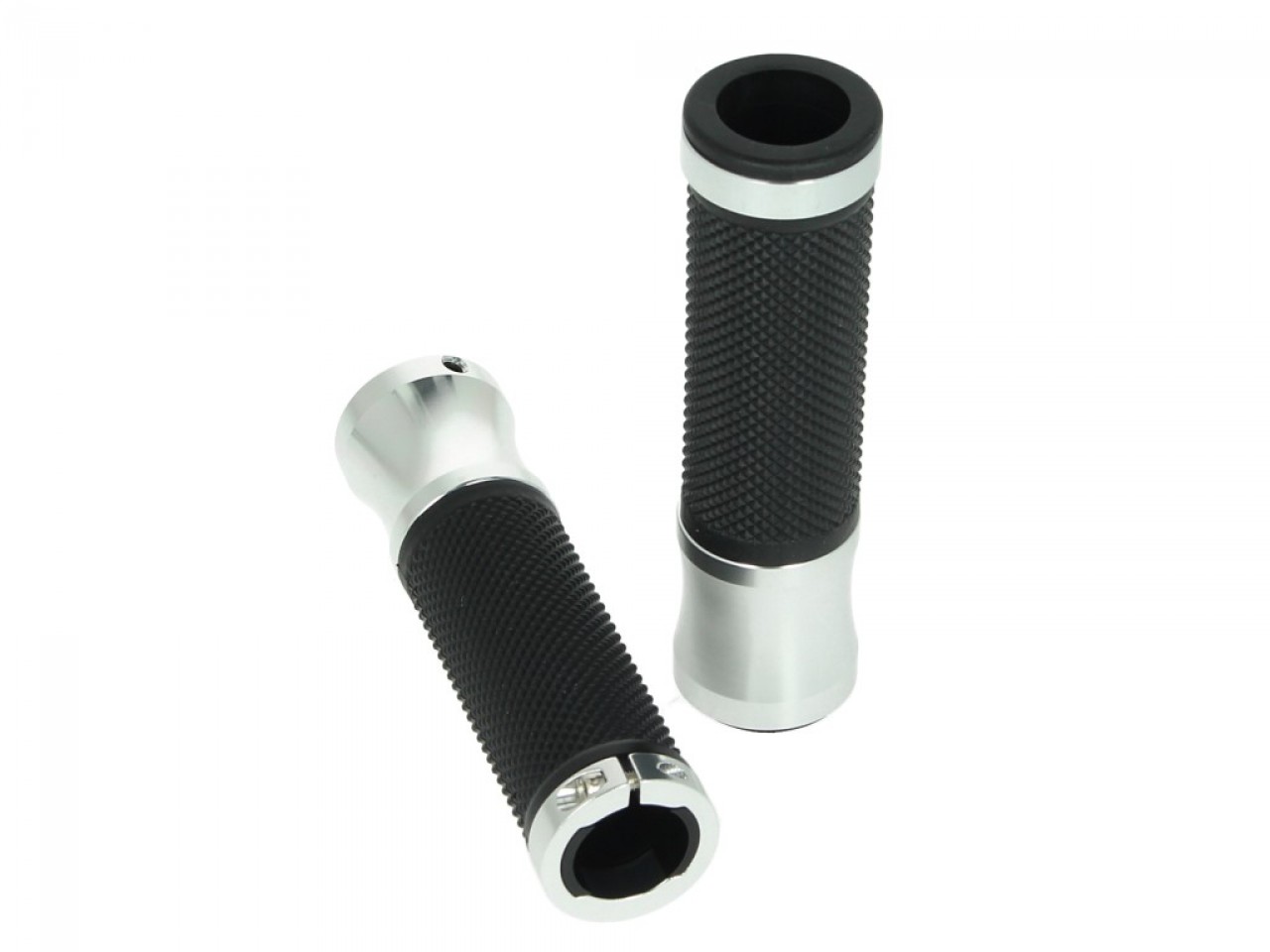 Alu-Rub grips silver for Vespa GTS / GTV / GT / Sei Giorni