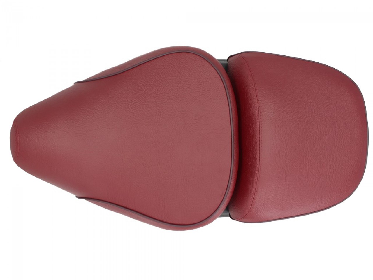 Vespa 2-seater real leather bench red for LX 50-150cc Touring, ET2/ET4 /LX/LXV/S 50-150ccm-