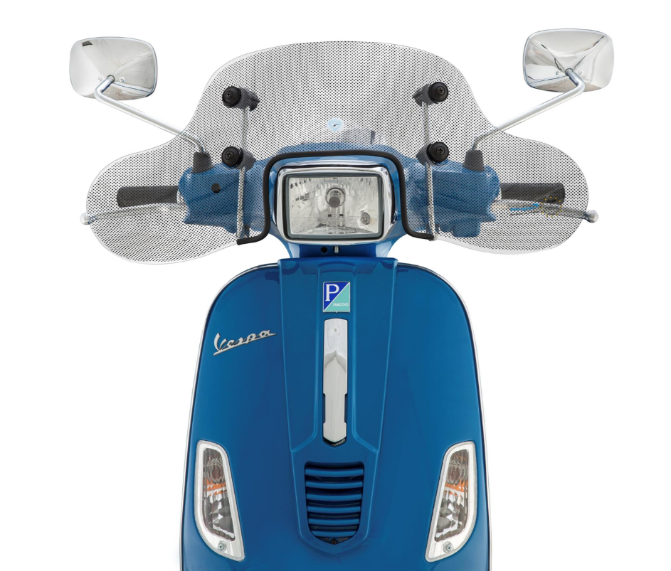 Flyscreen CUPPINI for Vespa S 50-150cc, black/caro