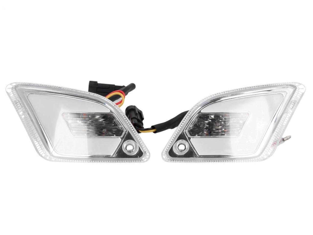 LED turn signal set rear, clear for Vespa GT, GTL, GTV, GTS 125-300 (2014-2018)