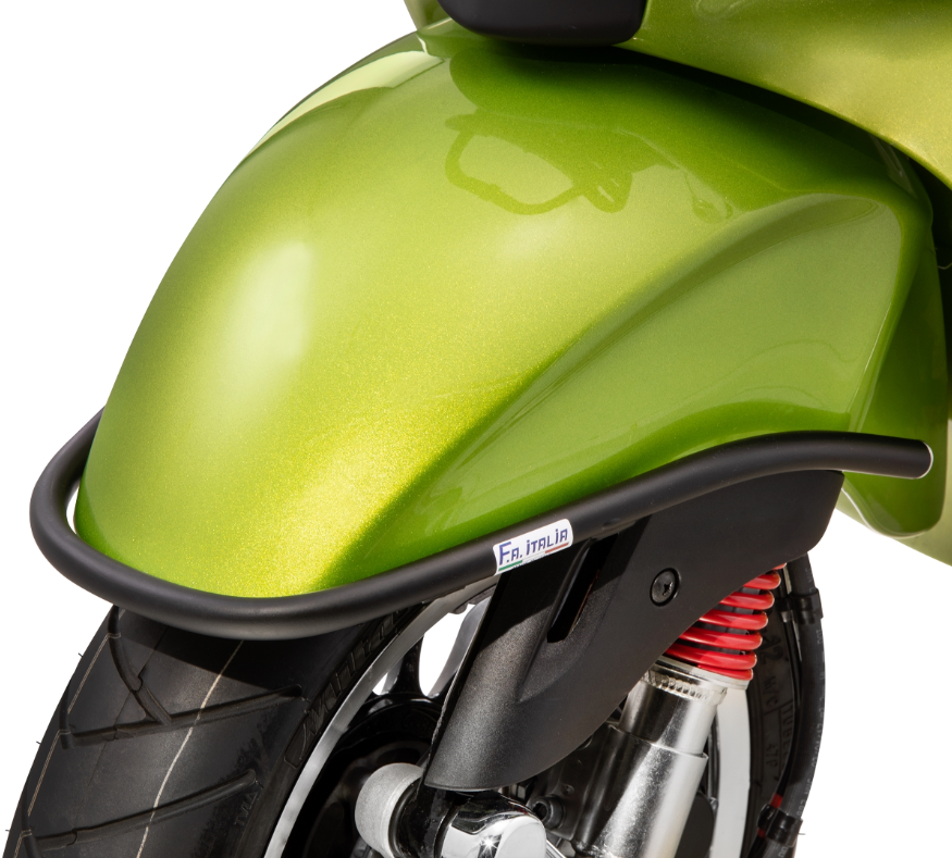 Front bumper mudguard for Vespa Primavera/Sprint/Elettrica 50-150cc, black matt