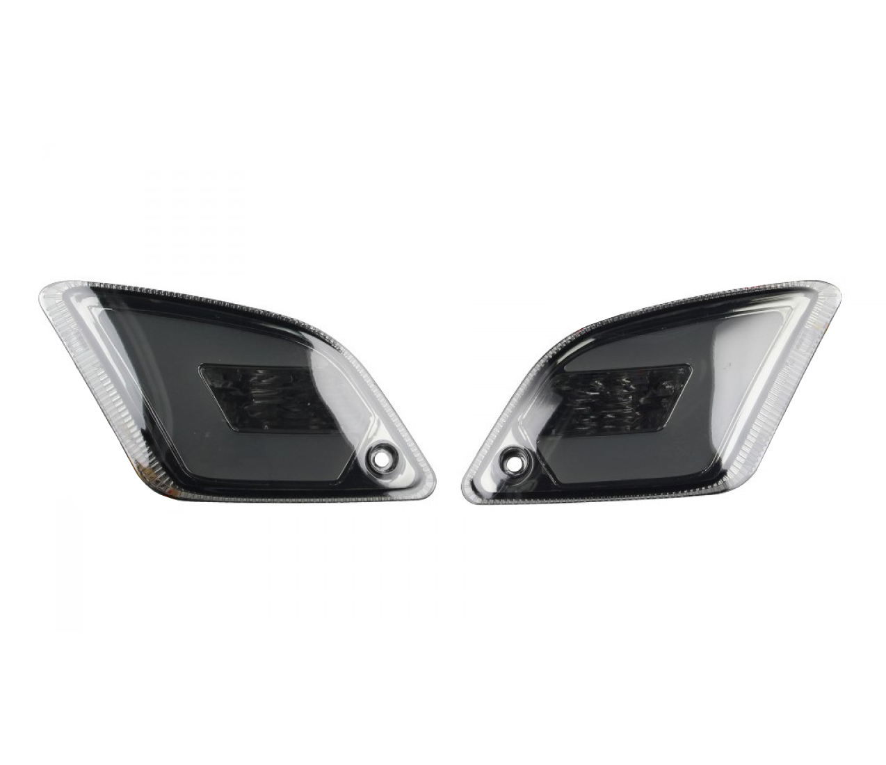 LED turn signal set rear, tinted for Vespa GT, GTL, GTV, GTS 125-300 (2014-2018)