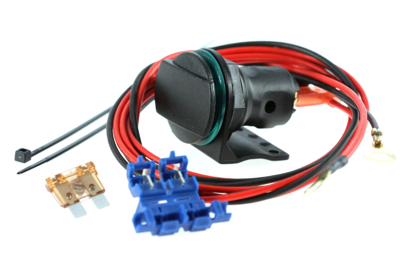 Cigarette lighter / standard socket 12 Volt for Vespa GTS/GTS Super/GTV, retractable
