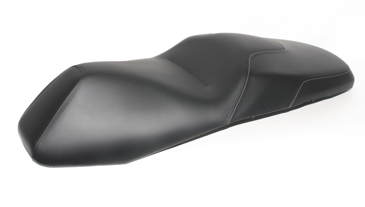 Heated seat bench black for MP3 400 / 530