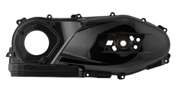 Vario cover for Vespa GTS/GTS Super 125/150cc 4T LC iGet (Euro4), black high gloss