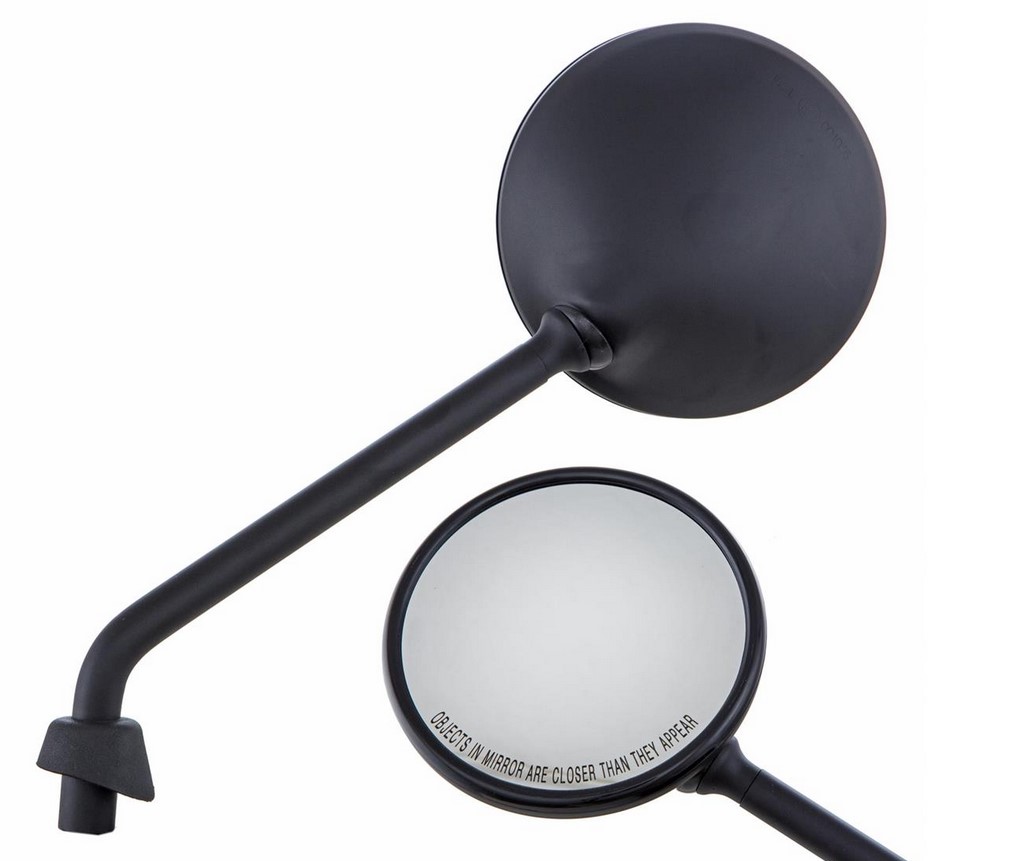 Mirror for Vespa LX/LXV/S/GTS/GTS Super/GTV/GT 60/GT/GT L 50-300ccm, black matt, left side