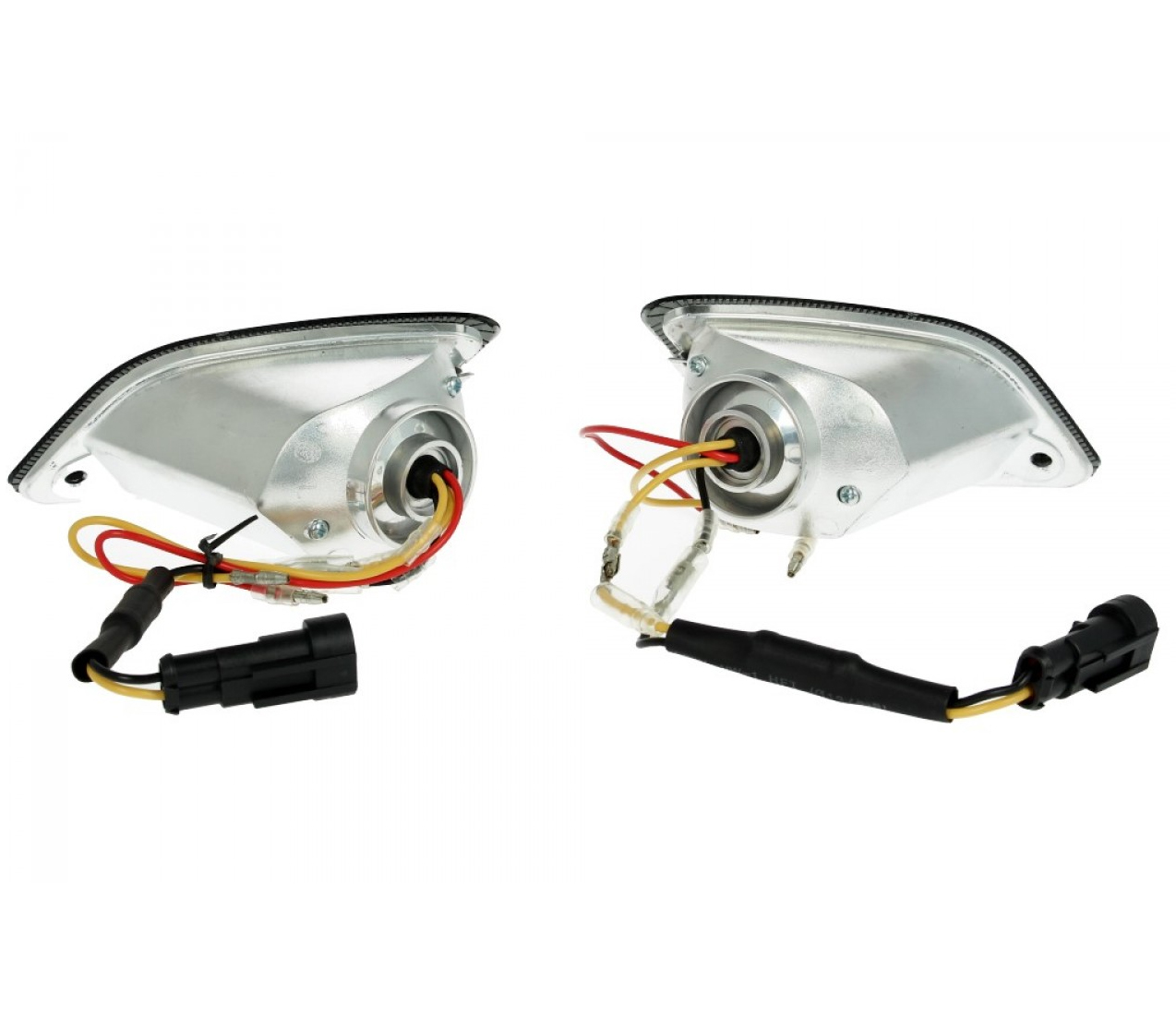 LED turn signal set rear, tinted for Vespa GT, GTL, GTV, GTS 125-300 (2014-2018)