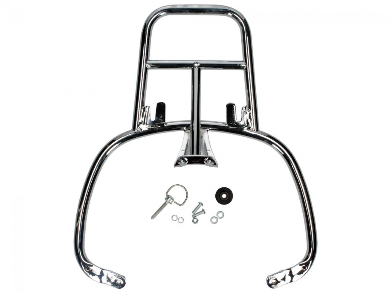 Topcase Kit 32L white montebianco (BR/544), back cushion dark brown for PIaggio Medley 125 (24-)