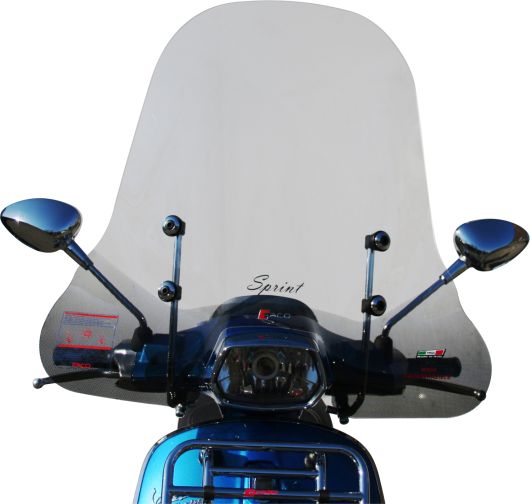 Windshield Faco high for Vespa Sprint - clear
