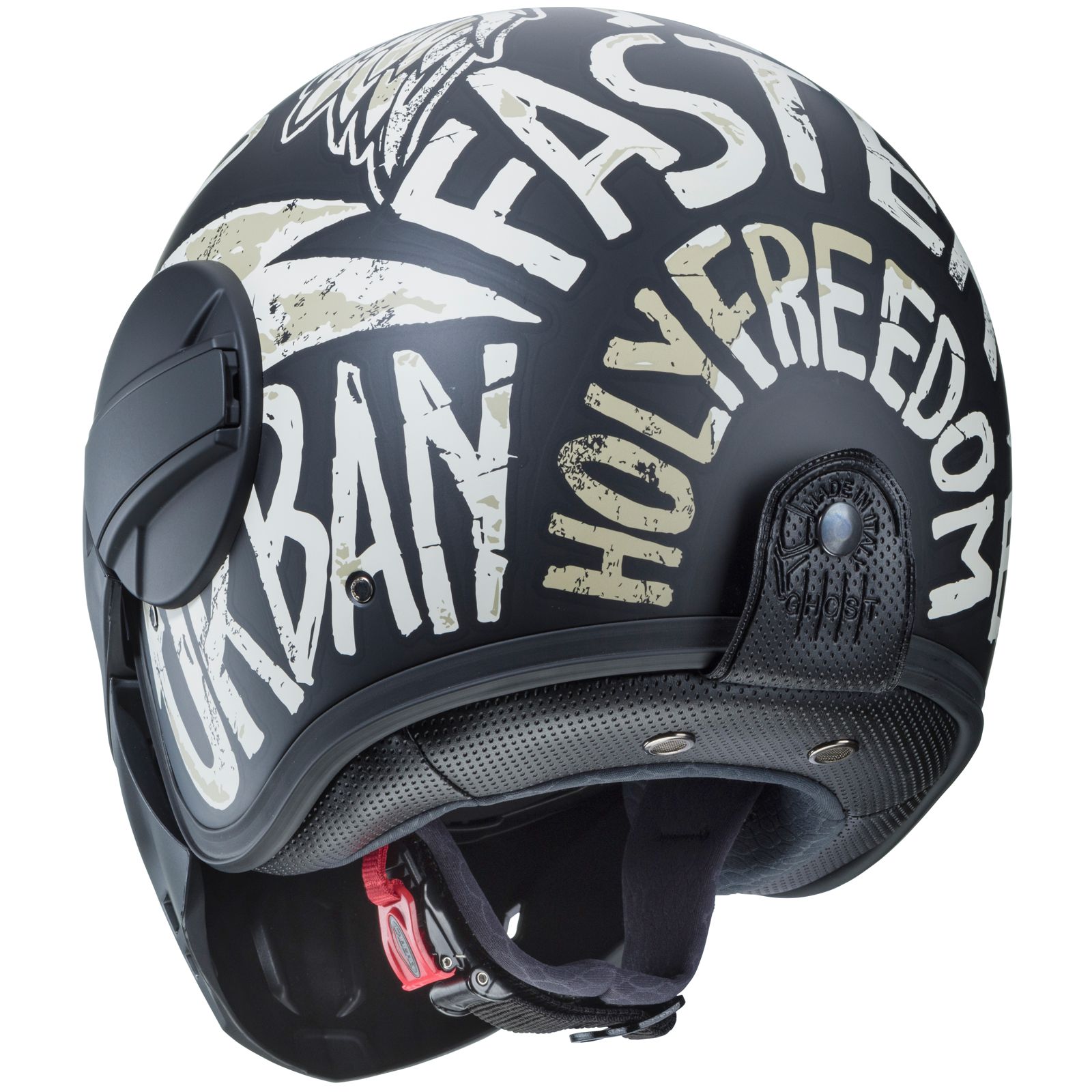 Caberg helmet Ghost Nuke, matte black / gray