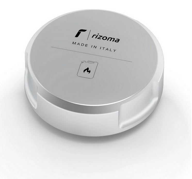 Tank cap RIZOMA for Vespa, silver