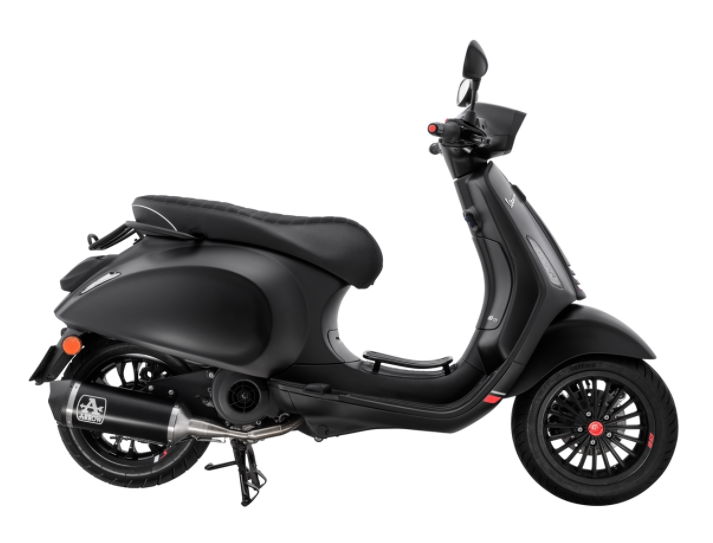 Luggage rack / socius bracket black matt for Vespa Primavera / Sprint 50-150cc 2T/4T AC