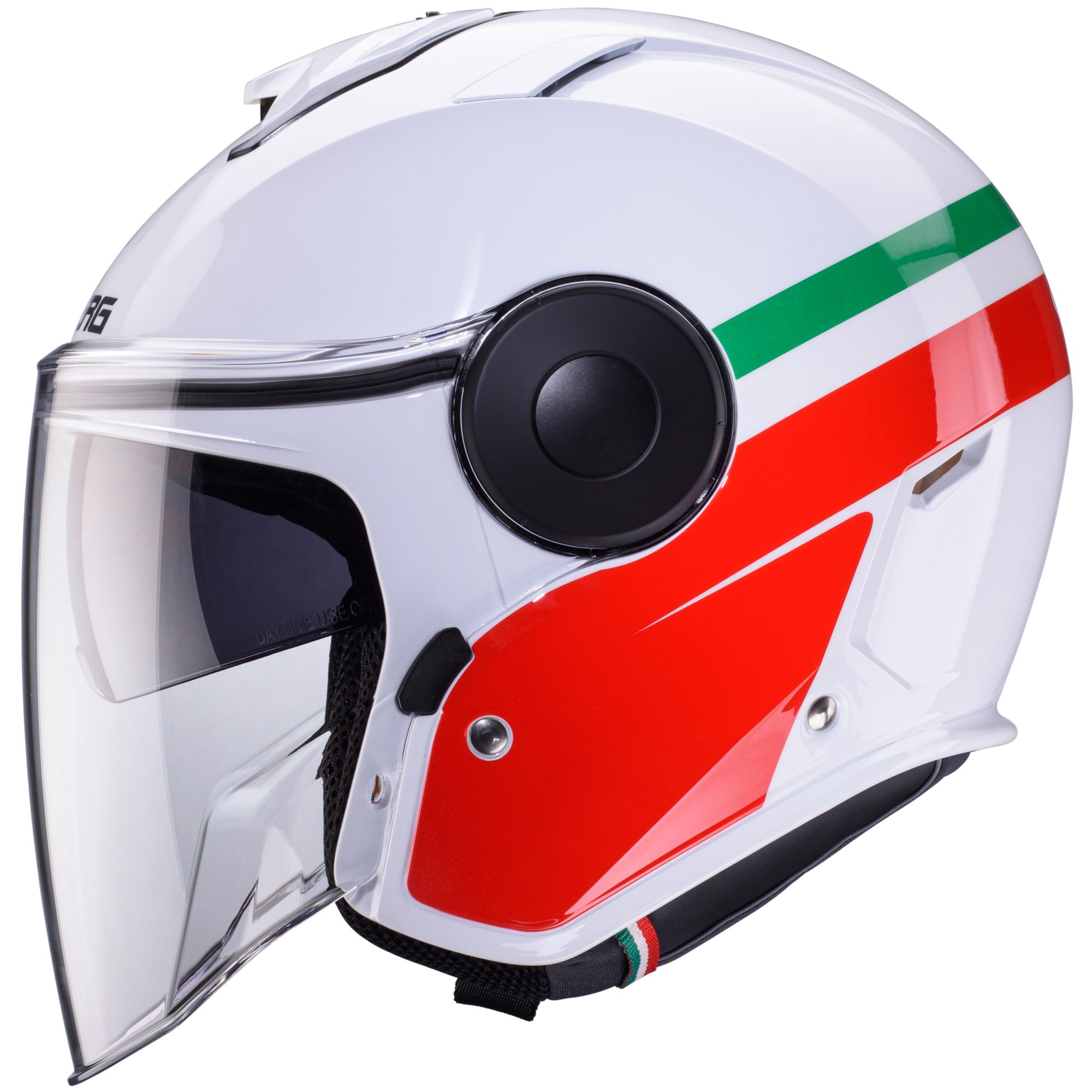 Caberg helmet Soho Zephyr Italia white/green-red