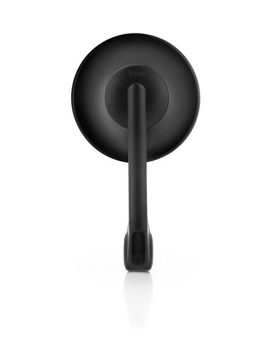 Handlebar end mirror RIZOMA E-POP left or right for Vespa, black